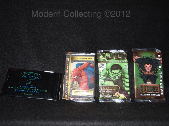 Batman Forever Trading Cards and later super hero trading cards